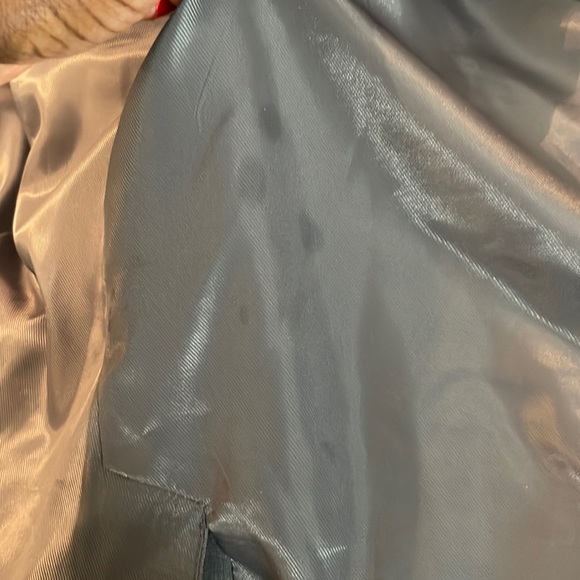 ♻️ Profilo Uomo Gray Men Suit Jacket Blazer Bronze Crescent Buttons size 52R/46W - Picture 16 of 16